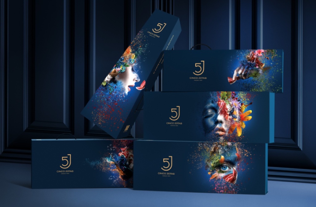 Paleta de Bellota 100% Iberica Cinco Jotas 5J - Darilni paket