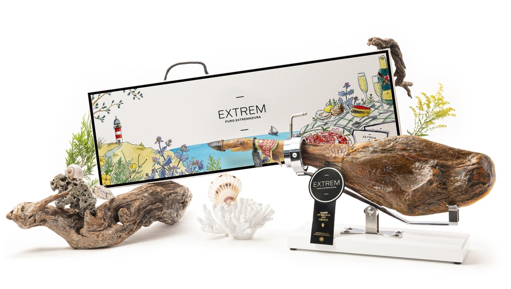 Jamón de Bellota 100% Iberico D.O.P. Dehesa de Extremadura Extrem - Pata Negra