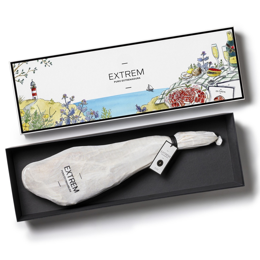 Jamón de Bellota 100% Iberico D.O.P. Dehesa de Extremadura Extrem - Pata Negra