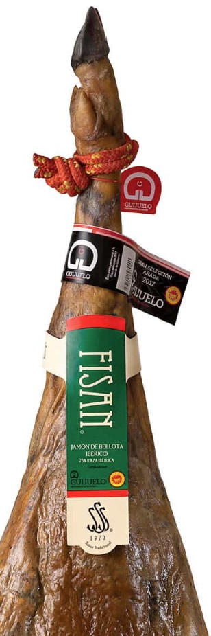 Jamon de Bellota 75% Iberico Fisan (brez kosti)