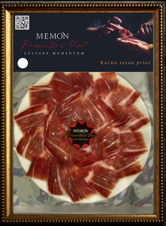 Vakuum pršut bela etiketa - De Cebo 50% Iberico