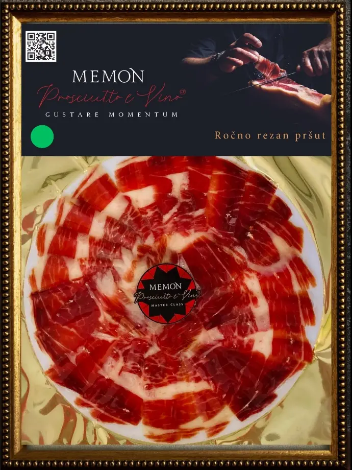 Vakuum pršut zelena etiketa - Cebo de Campo 50%