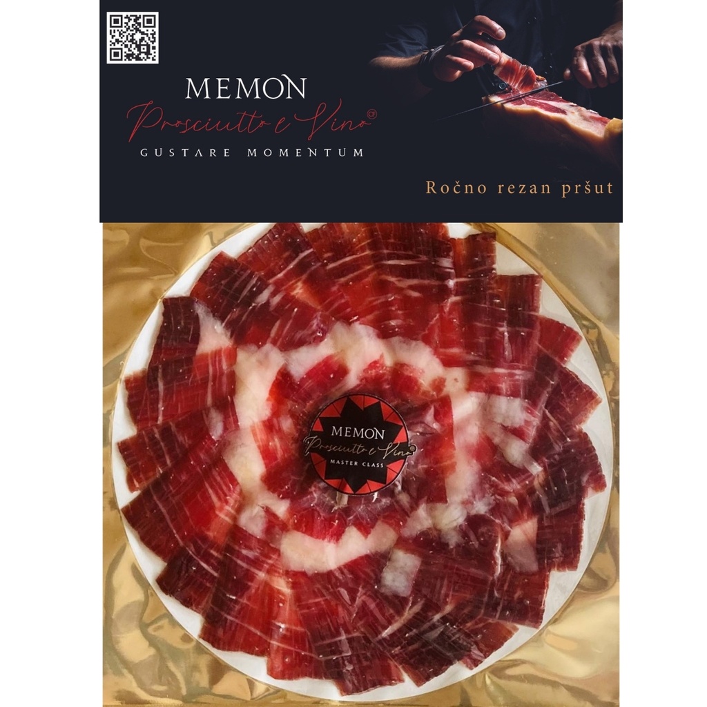 Vakuum pršut črna etiketa - De Bellota 100% Iberico (Pata Negra)