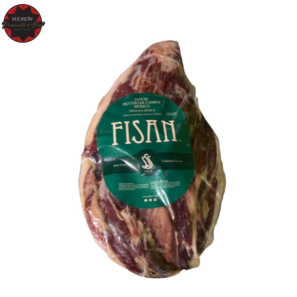 Jamón Cebo de Campo 50% Ibérico Fisan brez kosti