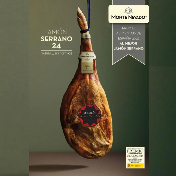 [20084] Jamon Serrano 24m Monte Nevado
