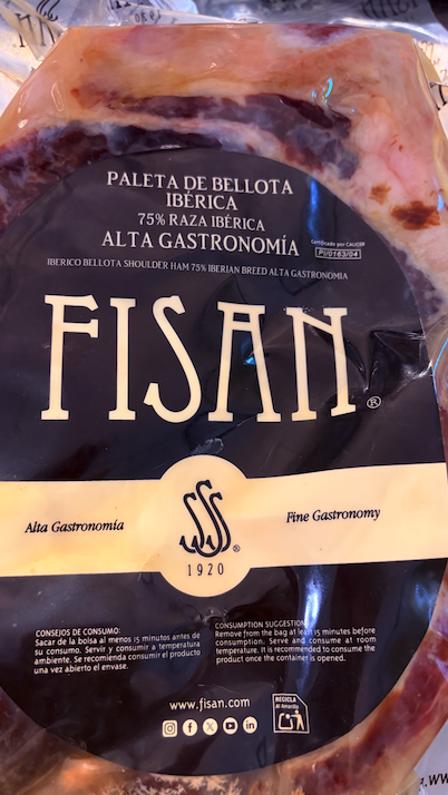 Paleta de Bellota 75% Iberico Fisan ALTA GASTRONOMIA (brez kosti)