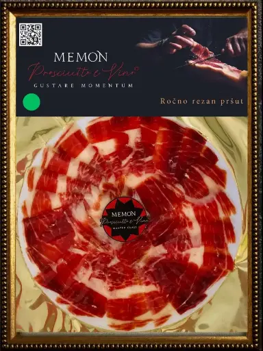 [60002] Vakuum pršut zelena etiketa - Cebo de Campo 50%