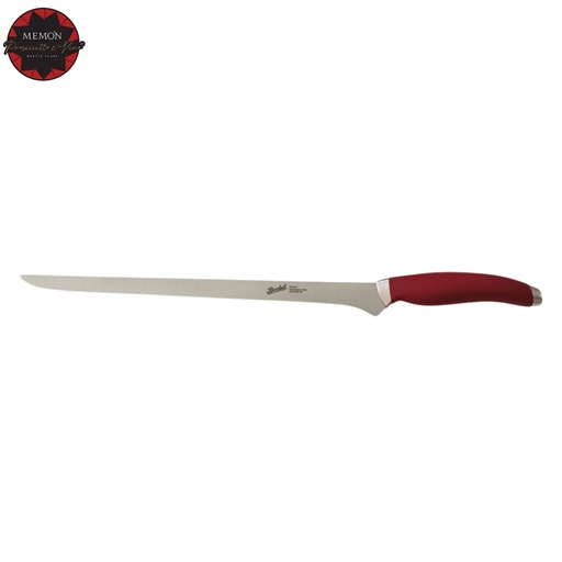 [50006] Nož za pršut Berkel, rdeči, 28 cm